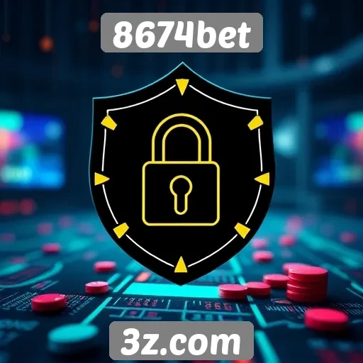 Investimento em segurança digital no site 8674bet
