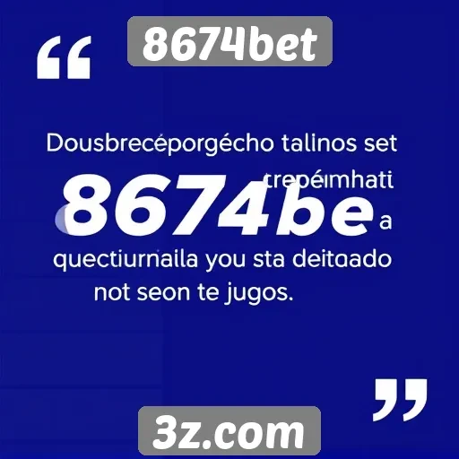 Depoimentos de usuários sobre a experiência no 8674bet